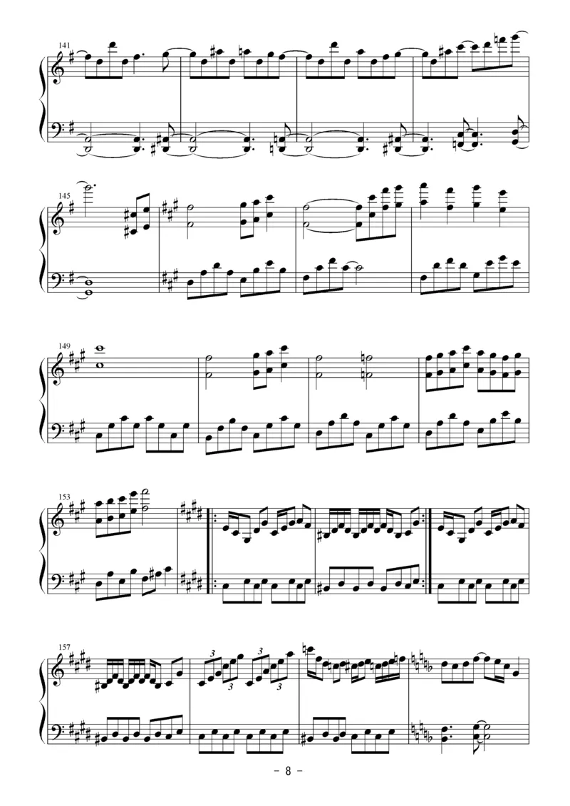 [Bosendorfer][normal][32]お祭り騒ぎな妖怪達(26首连弹)_一万首著名钢琴曲谱哈农贝多芬合集视频教学电子版高清无水印可打印_05动漫游戏钢琴谱合集_日系东方Project钢琴谱全集_官方CD及其他