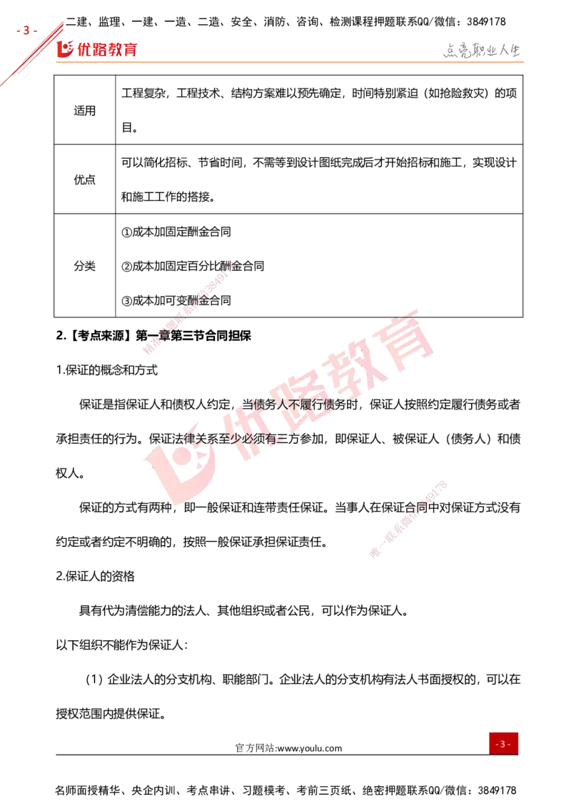 YL-监理合同-高频题型考点_监理工程师_2025监理工程师_2025年监理工程师SVIP_2025年监理合同管理SVIP_01-精华文档✿电子教材✿历年真题_27-合同《高频题型+考前狂背50点》YL