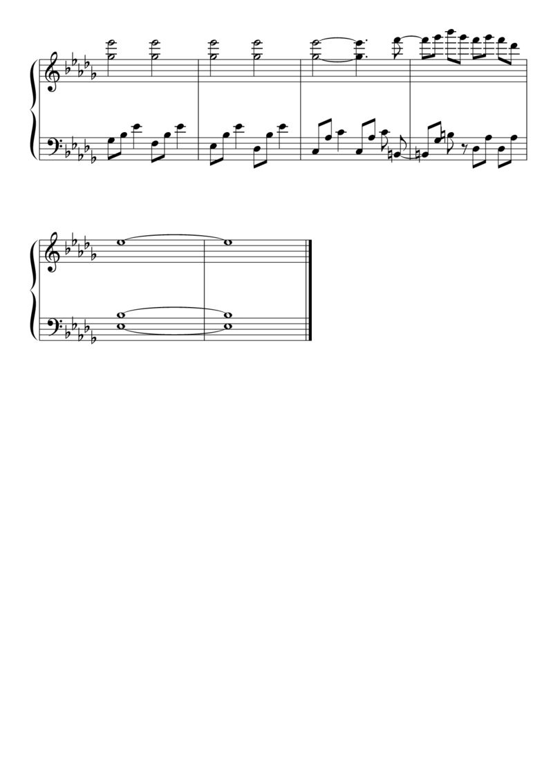 [東方ピアノEasyモード楽譜][easy][3]_一万首著名钢琴曲谱哈农贝多芬合集视频教学电子版高清无水印可打印_05动漫游戏钢琴谱合集_日系东方Project钢琴谱全集_东方project钢琴谱