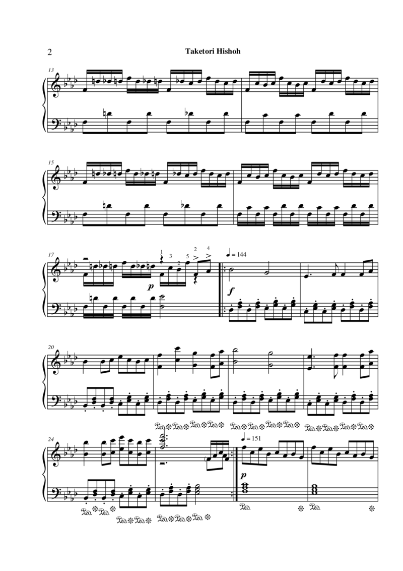 [nico][hard][6]_一万首著名钢琴曲谱哈农贝多芬合集视频教学电子版高清无水印可打印_05动漫游戏钢琴谱合集_日系东方Project钢琴谱全集_东方project钢琴谱_TH08　東方永夜抄　～ImperishableNight