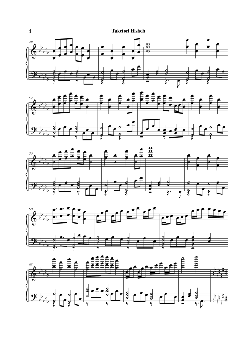 [nico][hard][6]_一万首著名钢琴曲谱哈农贝多芬合集视频教学电子版高清无水印可打印_05动漫游戏钢琴谱合集_日系东方Project钢琴谱全集_东方project钢琴谱_TH08　東方永夜抄　～ImperishableNight