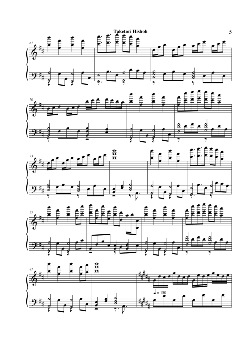 [nico][hard][6]_一万首著名钢琴曲谱哈农贝多芬合集视频教学电子版高清无水印可打印_05动漫游戏钢琴谱合集_日系东方Project钢琴谱全集_东方project钢琴谱_TH08　東方永夜抄　～ImperishableNight