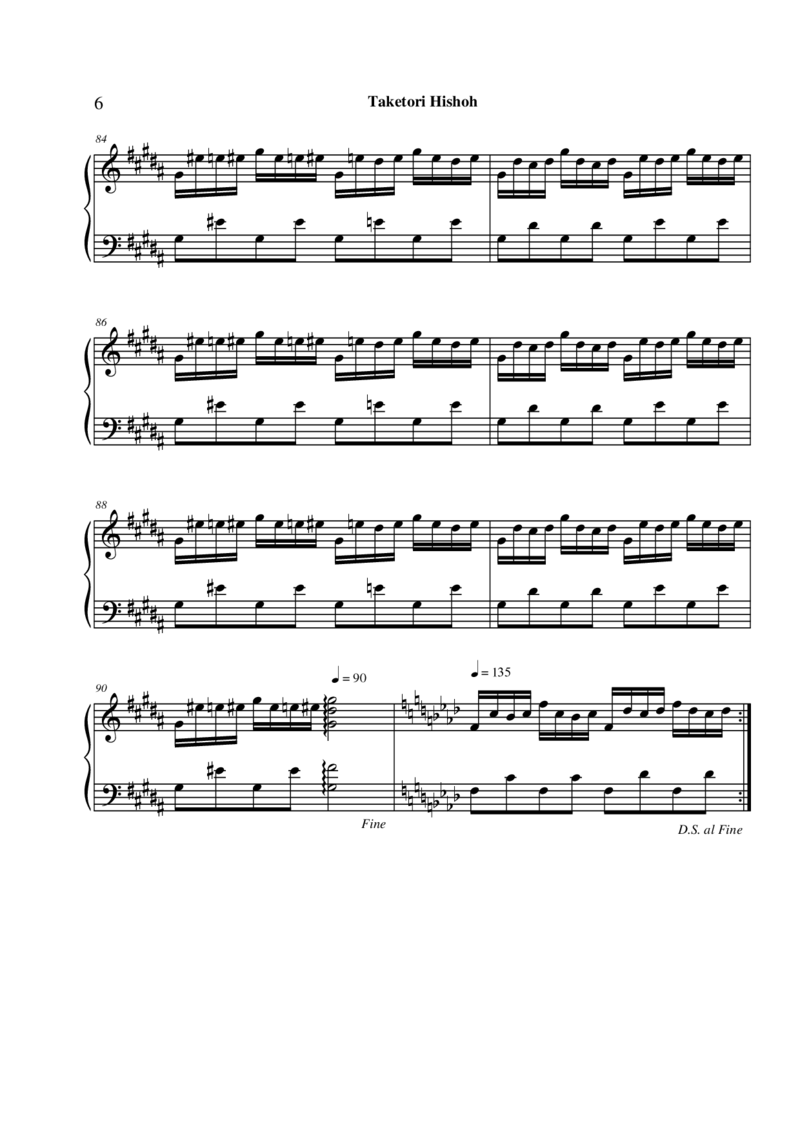 [nico][hard][6]_一万首著名钢琴曲谱哈农贝多芬合集视频教学电子版高清无水印可打印_05动漫游戏钢琴谱合集_日系东方Project钢琴谱全集_东方project钢琴谱_TH08　東方永夜抄　～ImperishableNight