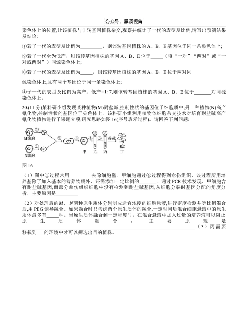 重庆市沙坪坝区重庆市第八中学校2024-2025学年高三上学期9月开学考试生物试题_2024-2025高三（6-6月题库）_2024年09月试卷_0930重庆市第八中学2025届高考适应性月考卷(一)