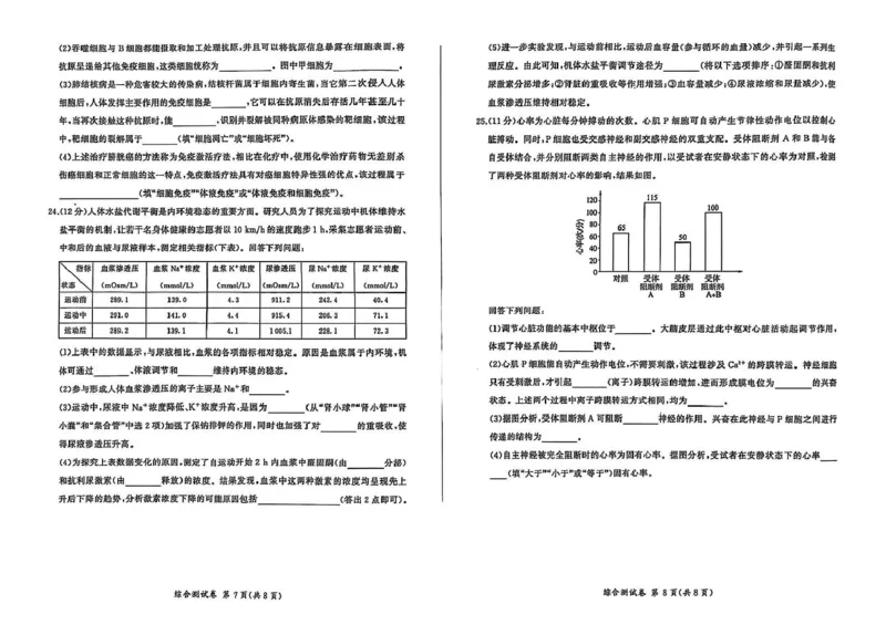 黑龙江省龙东地区2024-2025学年高二上学期期末考试生物试卷_2024-2025高二（7-7月题库）_2025年02月试卷_0213黑龙江省龙东地区2024-2025学年高二上学期期末考试