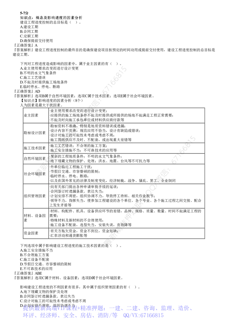 WM_进度01-第01讲　建设工程进度控制概述_监理工程师_2025监理工程师_2025年监理工程师-各大机构_2025年监理-土建目标_机构2-JG_02.习题班-李.娜_进度控制（土建）（2025）_讲义