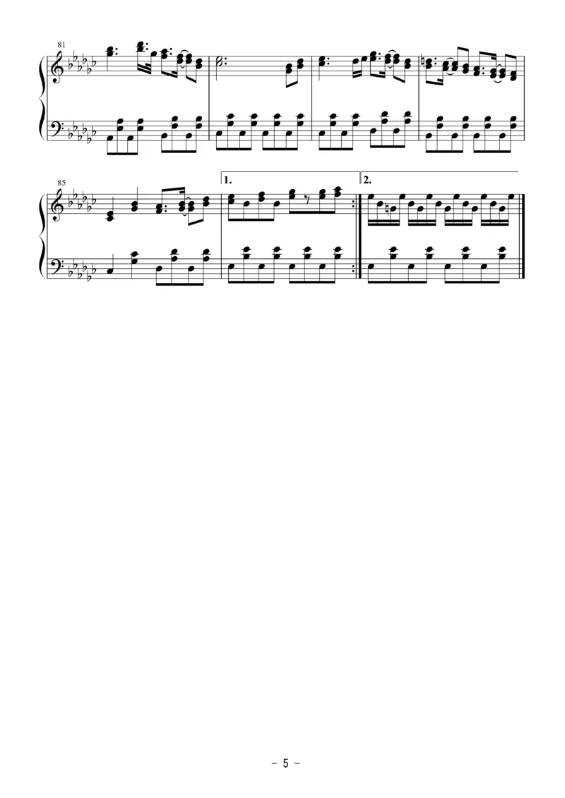 [Bosendorfer][hard][5]_一万首著名钢琴曲谱哈农贝多芬合集视频教学电子版高清无水印可打印_05动漫游戏钢琴谱合集_日系东方Project钢琴谱全集_东方project钢琴谱_15　ネイティブフェイス