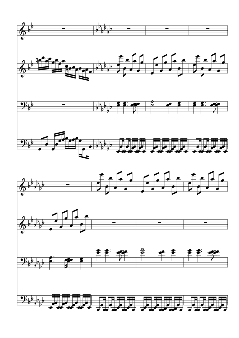 [東方ピアノEasyモード楽譜][18]pianoduet_一万首著名钢琴曲谱哈农贝多芬合集视频教学电子版高清无水印可打印_05动漫游戏钢琴谱合集_日系东方Project钢琴谱全集_东方project钢琴谱