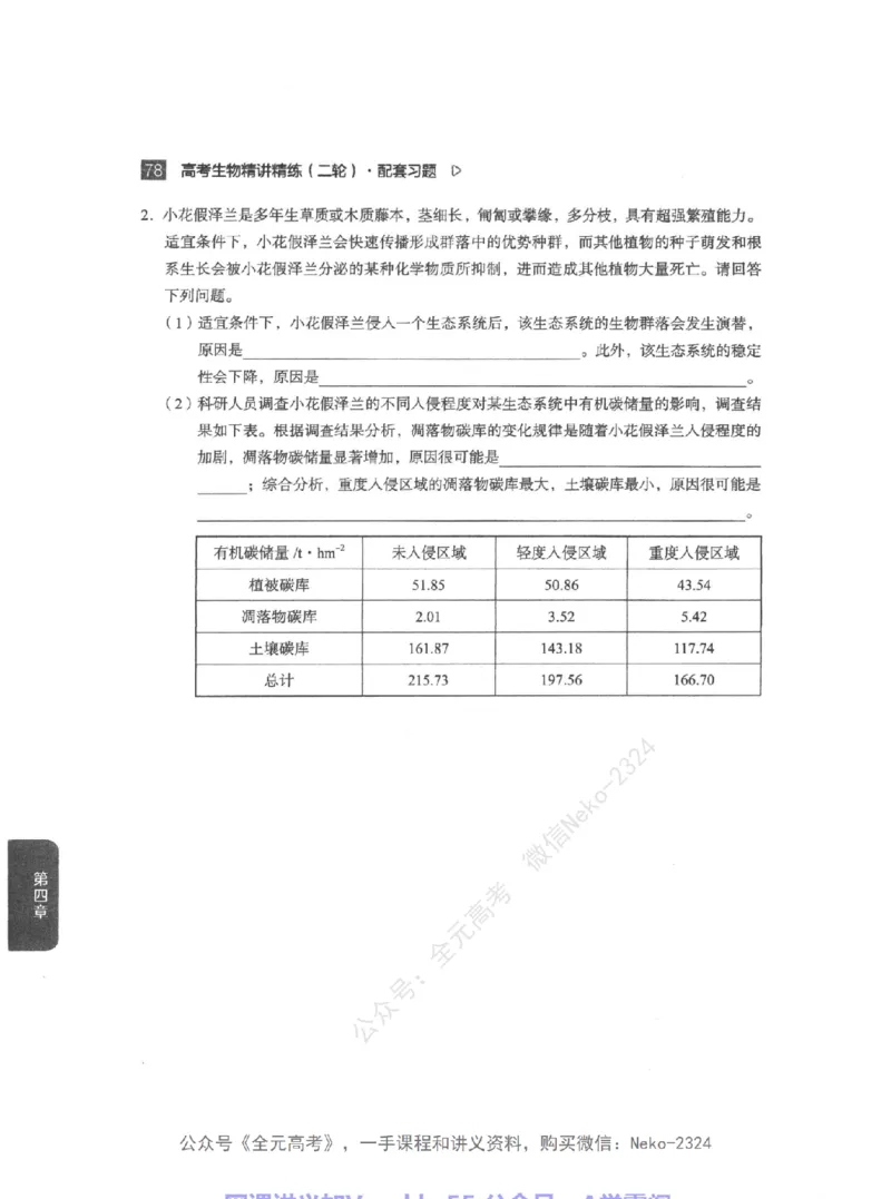高考生物精讲精练二轮配套习题-124黑白@_2024-2025高三（6-6月题库）_2024年09月试卷_万猛