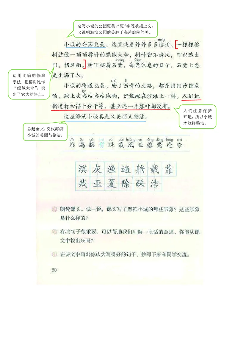 三年级上册语文部编版课堂笔记_小学1-6年级全部试卷_语文_三年级_3-8-1、小学三年级语文上册_3-8-1-1、复习、知识点、归纳汇总_部编（人教）版