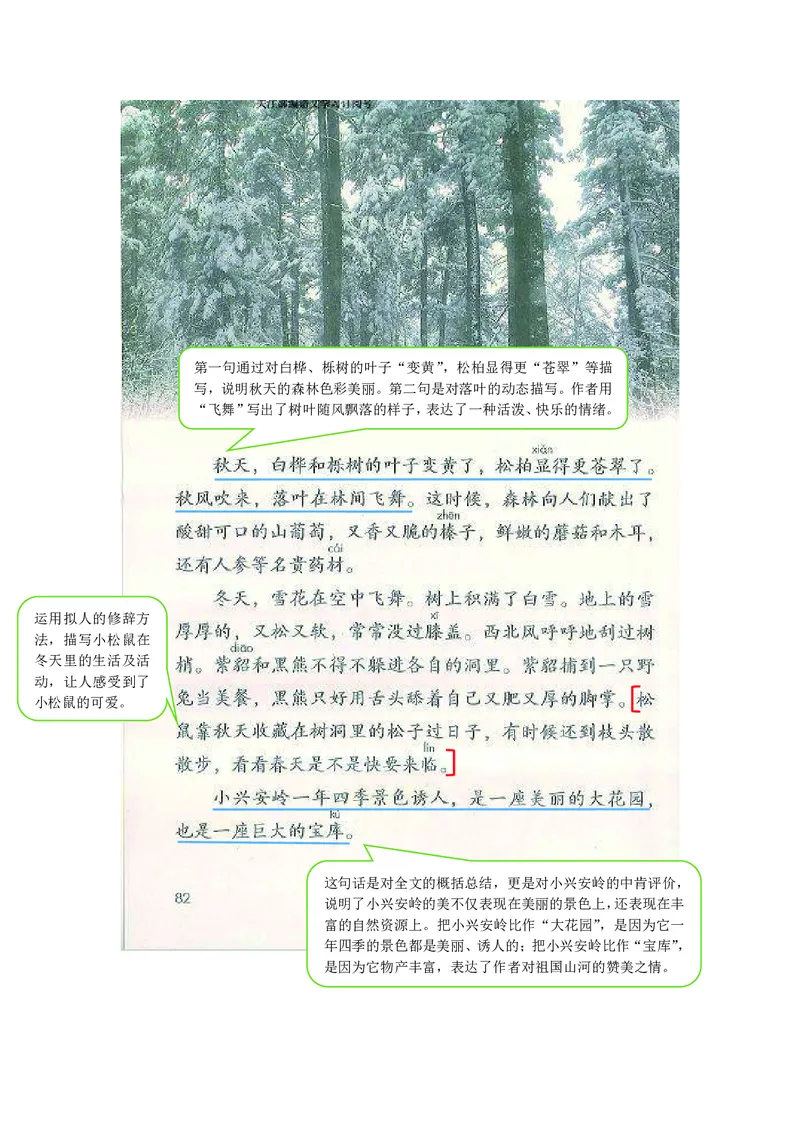 三年级上册语文部编版课堂笔记_小学1-6年级全部试卷_语文_三年级_3-8-1、小学三年级语文上册_3-8-1-1、复习、知识点、归纳汇总_部编（人教）版