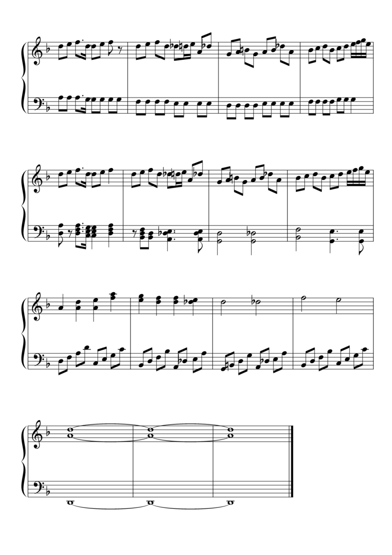 [東方ピアノEasyモード楽譜][easy][3]夢幻回廊_一万首著名钢琴曲谱哈农贝多芬合集视频教学电子版高清无水印可打印_05动漫游戏钢琴谱合集_日系东方Project钢琴谱全集_东方project钢琴谱