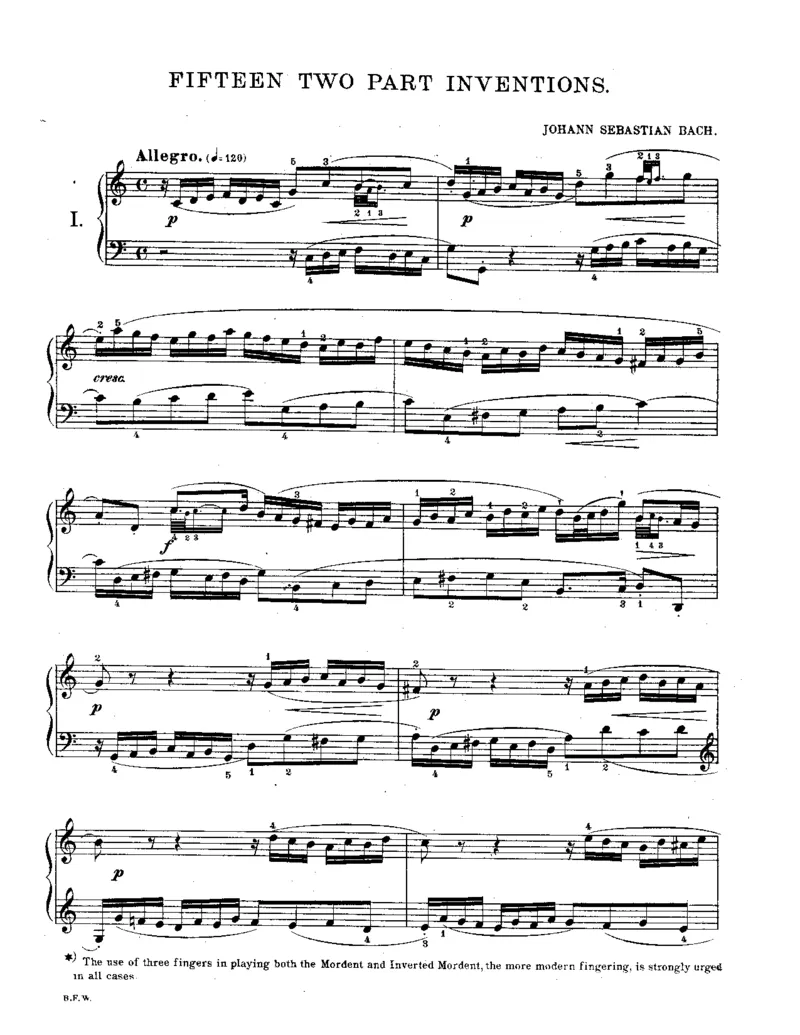 十五首二部创意曲_一万首著名钢琴曲谱哈农贝多芬合集视频教学电子版高清无水印可打印_1古典钢琴知名音乐家谱_巴赫钢琴谱全集