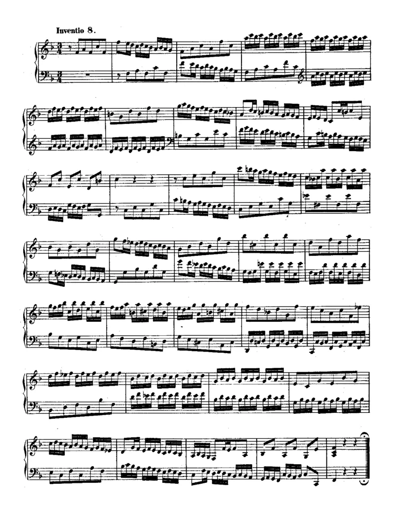 十五首二部创意曲_一万首著名钢琴曲谱哈农贝多芬合集视频教学电子版高清无水印可打印_1古典钢琴知名音乐家谱_巴赫钢琴谱全集