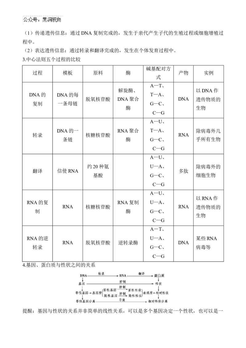 （9）遗传的分子基础&mdash;&mdash;2025届高考生物二轮复习易错重难提升（含解析）_2024-2025高三（6-6月题库）_2025年02月试卷_02162025届高考生物二轮复习易错重难提升（含解析）