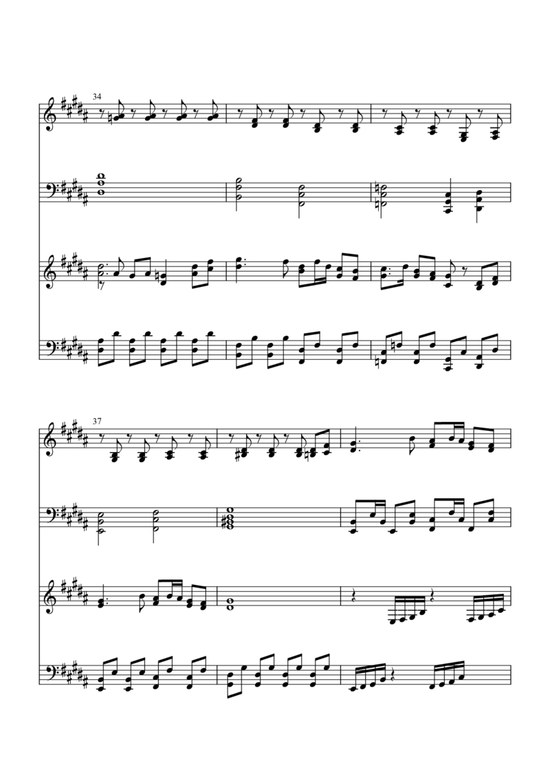 [焦げた幻想郷][hard][24]钢琴二重奏_一万首著名钢琴曲谱哈农贝多芬合集视频教学电子版高清无水印可打印_05动漫游戏钢琴谱合集_日系东方Project钢琴谱全集_东方project钢琴谱