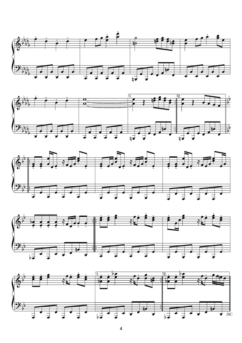 [kituneyuu][normal][4]_一万首著名钢琴曲谱哈农贝多芬合集视频教学电子版高清无水印可打印_05动漫游戏钢琴谱合集_日系东方Project钢琴谱全集_东方project钢琴谱_TH128妖精大戦争～東方三月精