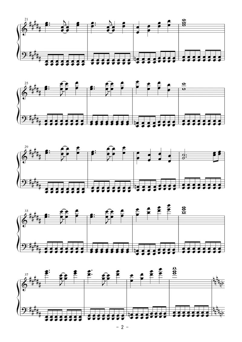 [Bosendorfer][hard][3]_一万首著名钢琴曲谱哈农贝多芬合集视频教学电子版高清无水印可打印_05动漫游戏钢琴谱合集_日系东方Project钢琴谱全集_东方project钢琴谱_14　ボーダーオブライフ