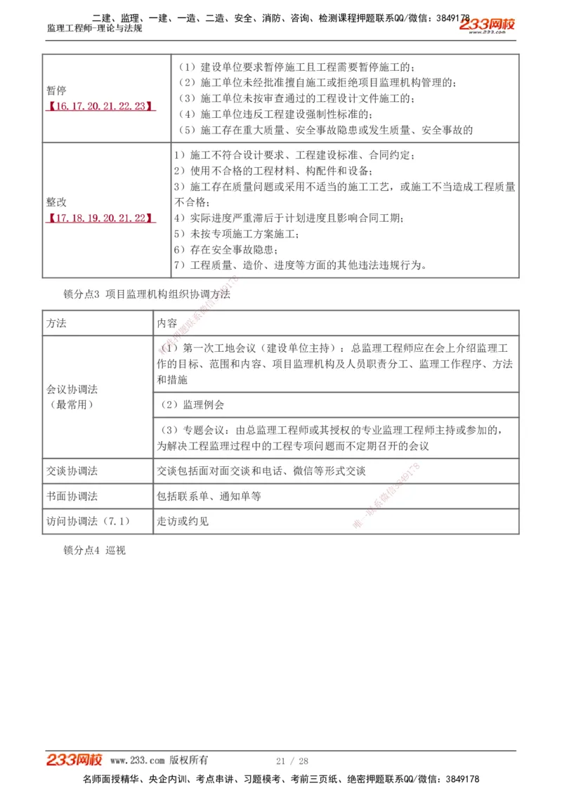 代楠-2025监理工程师-监理概论-直播点睛班（完）_监理工程师_2025监理工程师_2025年监理工程师SVIP_2025年监理概论法规SVIP_04-冲刺串讲✿考点强化✿小灶集训