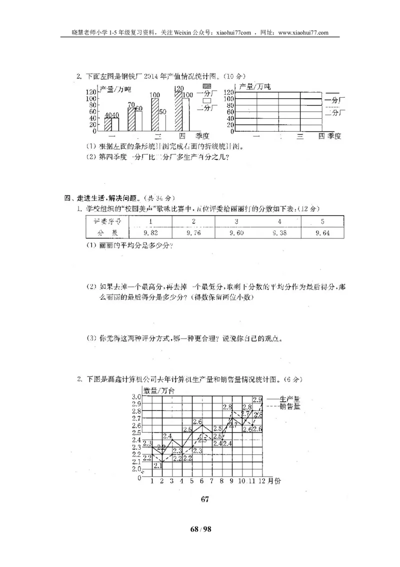 北师大版六年级数学下册全套试卷（22套附完整答案）_小学1-6年级全部试卷_数学_六年级_3-11-4、小学六年级数学下册_3-11-4-2、练习题、作业、试题、试卷_北师大版