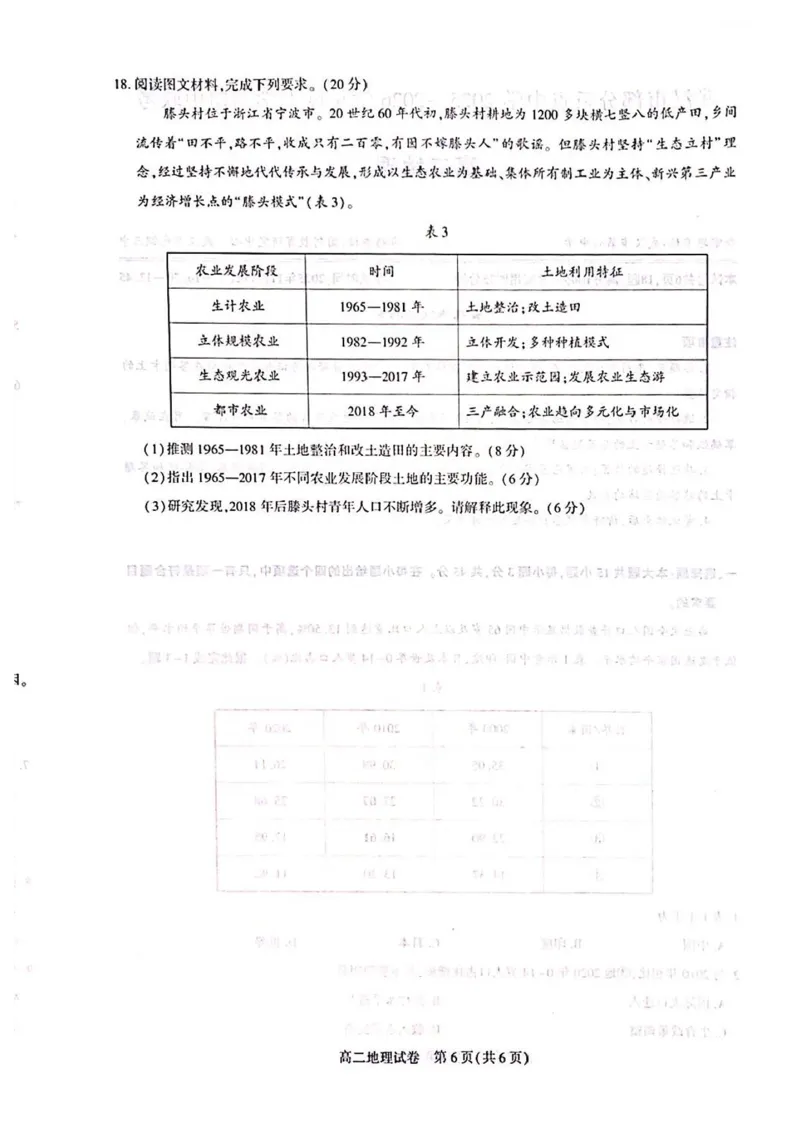 湖北省武汉市部分重点中学2025-2026学年高二上学期期中联考地理试题含答案_2025年11月高二试卷_251112湖北武汉市部分重点中学2025-2026学年高二上学期期中联考（全）
