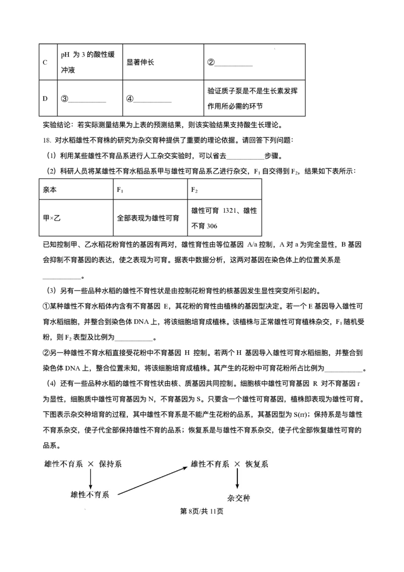 湖南省长沙市第一中学2025-2026学年高二上学期12月月考生物试题含答案_251224湖南省长沙市第一中学2025-2026学年高二上学期12月月考（全）