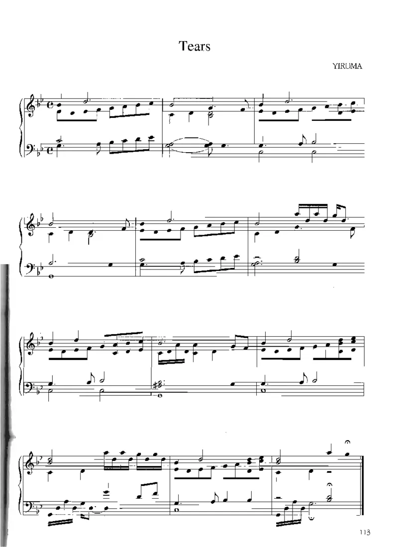 Yiruma钢琴独奏集_一万首著名钢琴曲谱哈农贝多芬合集视频教学电子版高清无水印可打印_02现代钢琴谱合集_李闰珉Yiruma钢琴谱全集