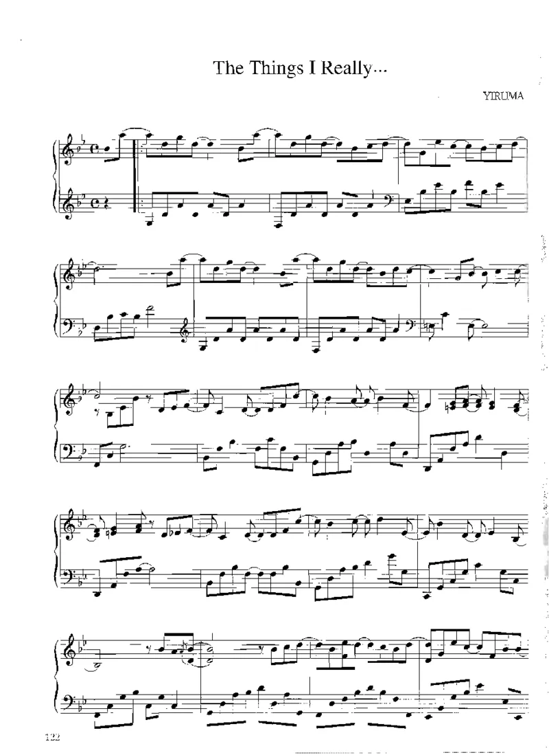 Yiruma钢琴独奏集_一万首著名钢琴曲谱哈农贝多芬合集视频教学电子版高清无水印可打印_02现代钢琴谱合集_李闰珉Yiruma钢琴谱全集