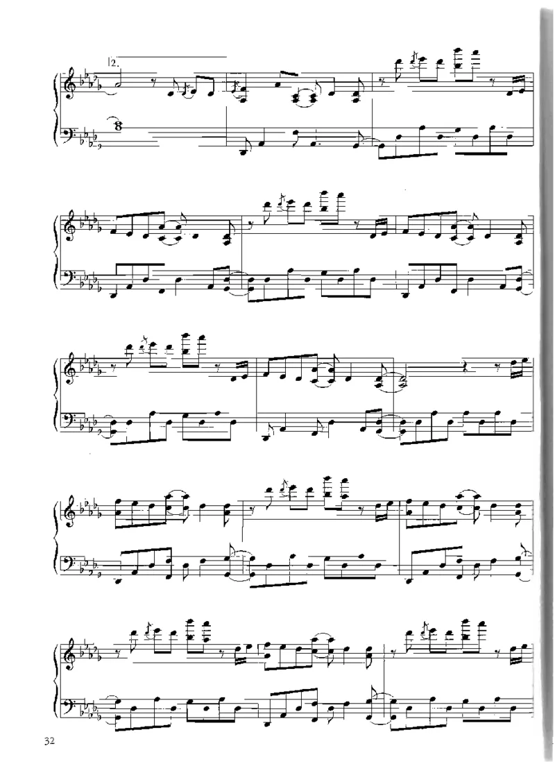 Yiruma钢琴独奏集_一万首著名钢琴曲谱哈农贝多芬合集视频教学电子版高清无水印可打印_02现代钢琴谱合集_李闰珉Yiruma钢琴谱全集