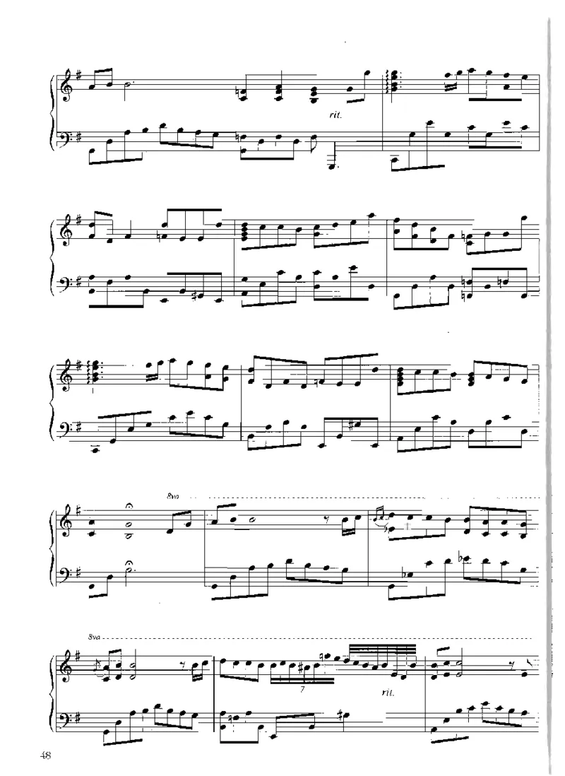 Yiruma钢琴独奏集_一万首著名钢琴曲谱哈农贝多芬合集视频教学电子版高清无水印可打印_02现代钢琴谱合集_李闰珉Yiruma钢琴谱全集