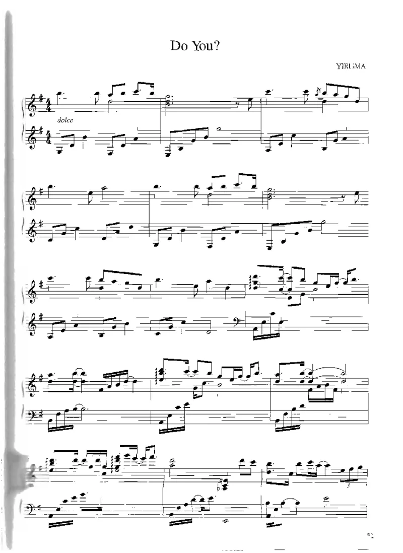 Yiruma钢琴独奏集_一万首著名钢琴曲谱哈农贝多芬合集视频教学电子版高清无水印可打印_02现代钢琴谱合集_李闰珉Yiruma钢琴谱全集