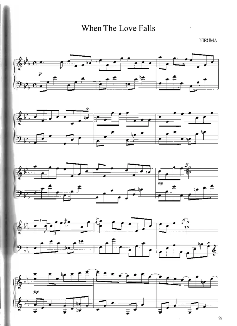 Yiruma钢琴独奏集_一万首著名钢琴曲谱哈农贝多芬合集视频教学电子版高清无水印可打印_02现代钢琴谱合集_李闰珉Yiruma钢琴谱全集