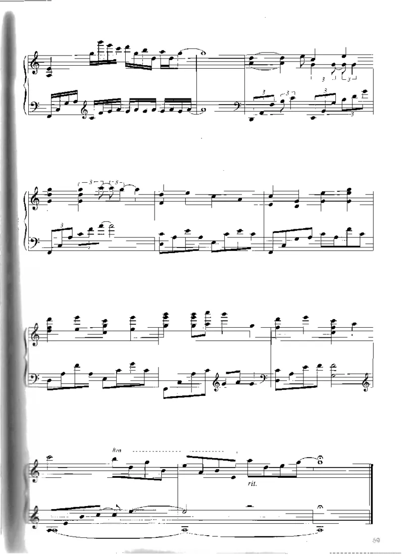 Yiruma钢琴独奏集_一万首著名钢琴曲谱哈农贝多芬合集视频教学电子版高清无水印可打印_02现代钢琴谱合集_李闰珉Yiruma钢琴谱全集