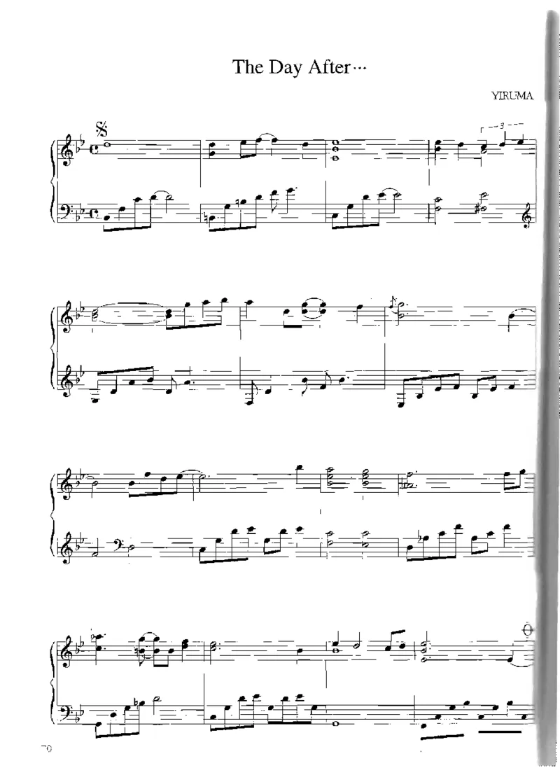 Yiruma钢琴独奏集_一万首著名钢琴曲谱哈农贝多芬合集视频教学电子版高清无水印可打印_02现代钢琴谱合集_李闰珉Yiruma钢琴谱全集