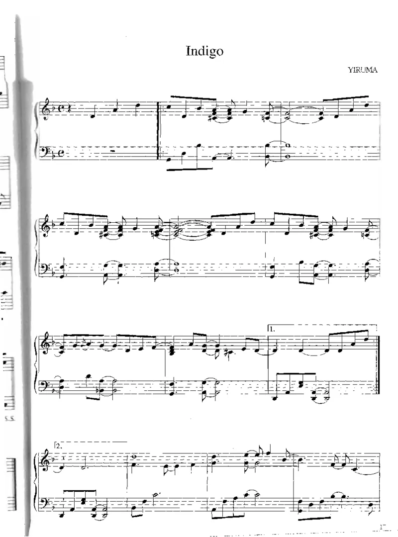 Yiruma钢琴独奏集_一万首著名钢琴曲谱哈农贝多芬合集视频教学电子版高清无水印可打印_02现代钢琴谱合集_李闰珉Yiruma钢琴谱全集