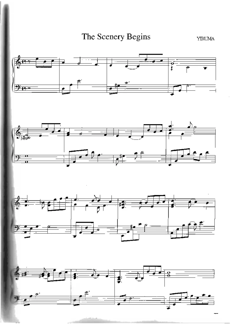 Yiruma钢琴独奏集_一万首著名钢琴曲谱哈农贝多芬合集视频教学电子版高清无水印可打印_02现代钢琴谱合集_李闰珉Yiruma钢琴谱全集