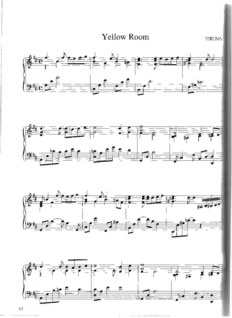 Yiruma钢琴独奏集_一万首著名钢琴曲谱哈农贝多芬合集视频教学电子版高清无水印可打印_02现代钢琴谱合集_李闰珉Yiruma钢琴谱全集