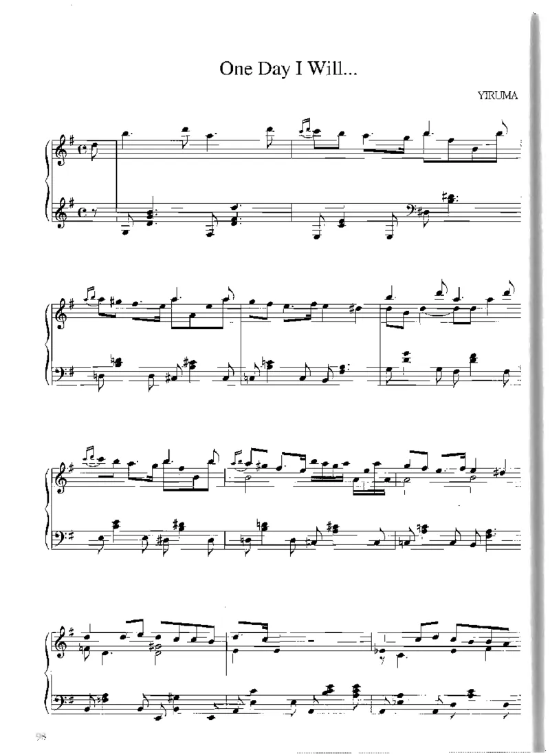 Yiruma钢琴独奏集_一万首著名钢琴曲谱哈农贝多芬合集视频教学电子版高清无水印可打印_02现代钢琴谱合集_李闰珉Yiruma钢琴谱全集