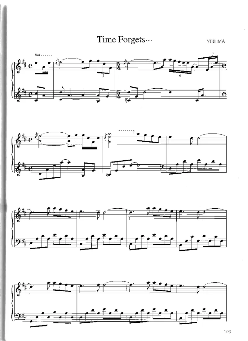 Yiruma钢琴独奏集_一万首著名钢琴曲谱哈农贝多芬合集视频教学电子版高清无水印可打印_02现代钢琴谱合集_李闰珉Yiruma钢琴谱全集