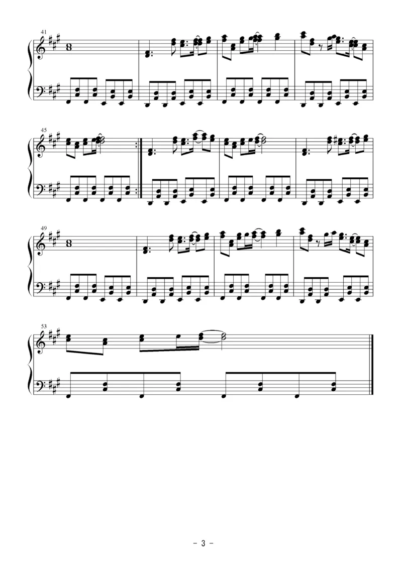 [Bosendorfer][normal][3]_一万首著名钢琴曲谱哈农贝多芬合集视频教学电子版高清无水印可打印_05动漫游戏钢琴谱合集_日系东方Project钢琴谱全集_东方project钢琴谱_06　上海紅茶館　～ChineseTea