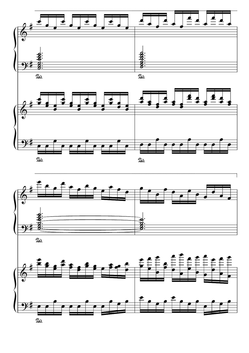 [nico][lunatic][14]verLunatic_一万首著名钢琴曲谱哈农贝多芬合集视频教学电子版高清无水印可打印_05动漫游戏钢琴谱合集_日系东方Project钢琴谱全集_东方project钢琴谱_16　ヴォヤージュ1970