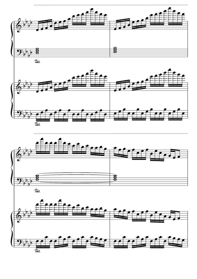 [nico][lunatic][14]verLunatic_一万首著名钢琴曲谱哈农贝多芬合集视频教学电子版高清无水印可打印_05动漫游戏钢琴谱合集_日系东方Project钢琴谱全集_东方project钢琴谱_16　ヴォヤージュ1970