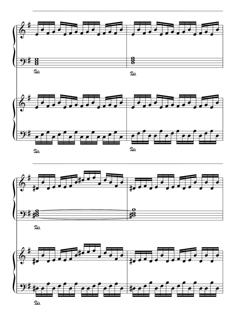 [nico][lunatic][14]verLunatic_一万首著名钢琴曲谱哈农贝多芬合集视频教学电子版高清无水印可打印_05动漫游戏钢琴谱合集_日系东方Project钢琴谱全集_东方project钢琴谱_16　ヴォヤージュ1970