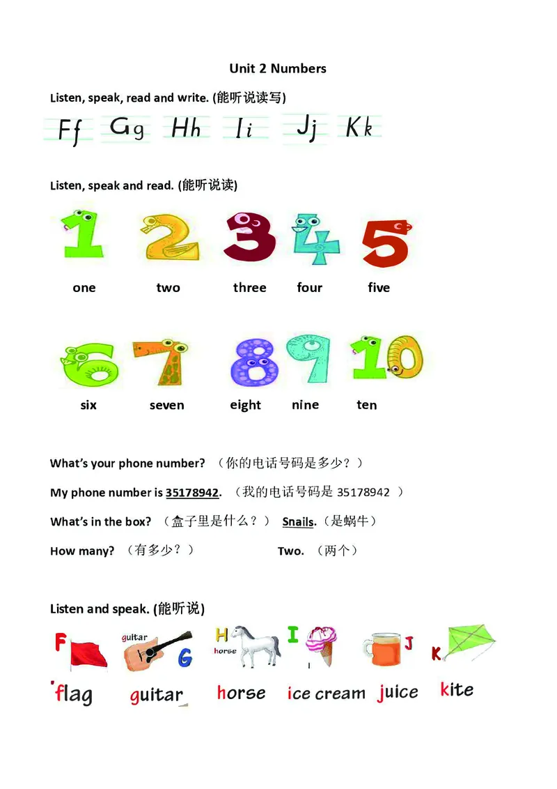 三年级上册英语Joinin知识要点汇总_小学1-6年级全部试卷_英语_三年级_3-8-5、小学三年级英语上册_3-8-5-1、复习、知识点、归纳汇总_其它