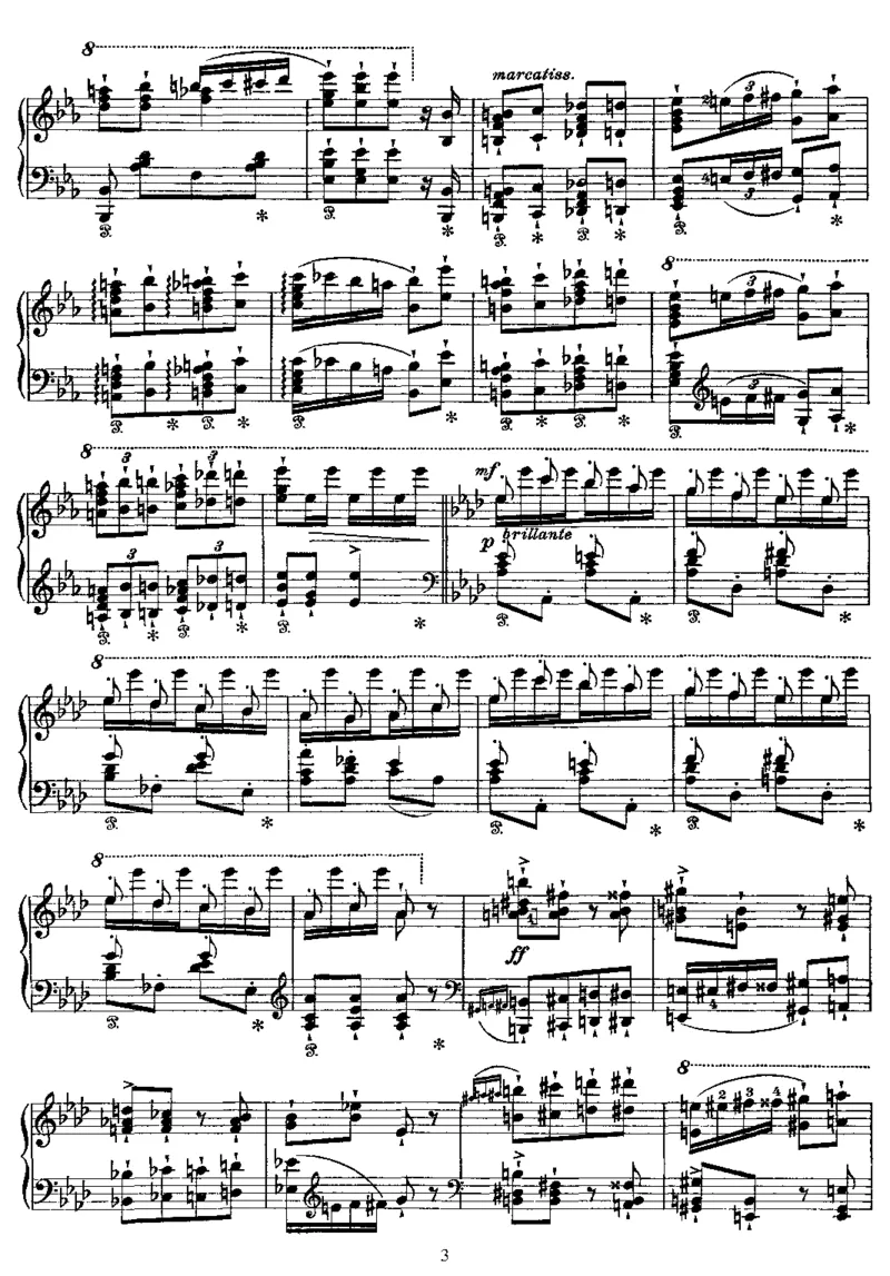 华丽足尖舞曲_一万首著名钢琴曲谱哈农贝多芬合集视频教学电子版高清无水印可打印_1古典钢琴知名音乐家谱_李斯特钢琴谱全集