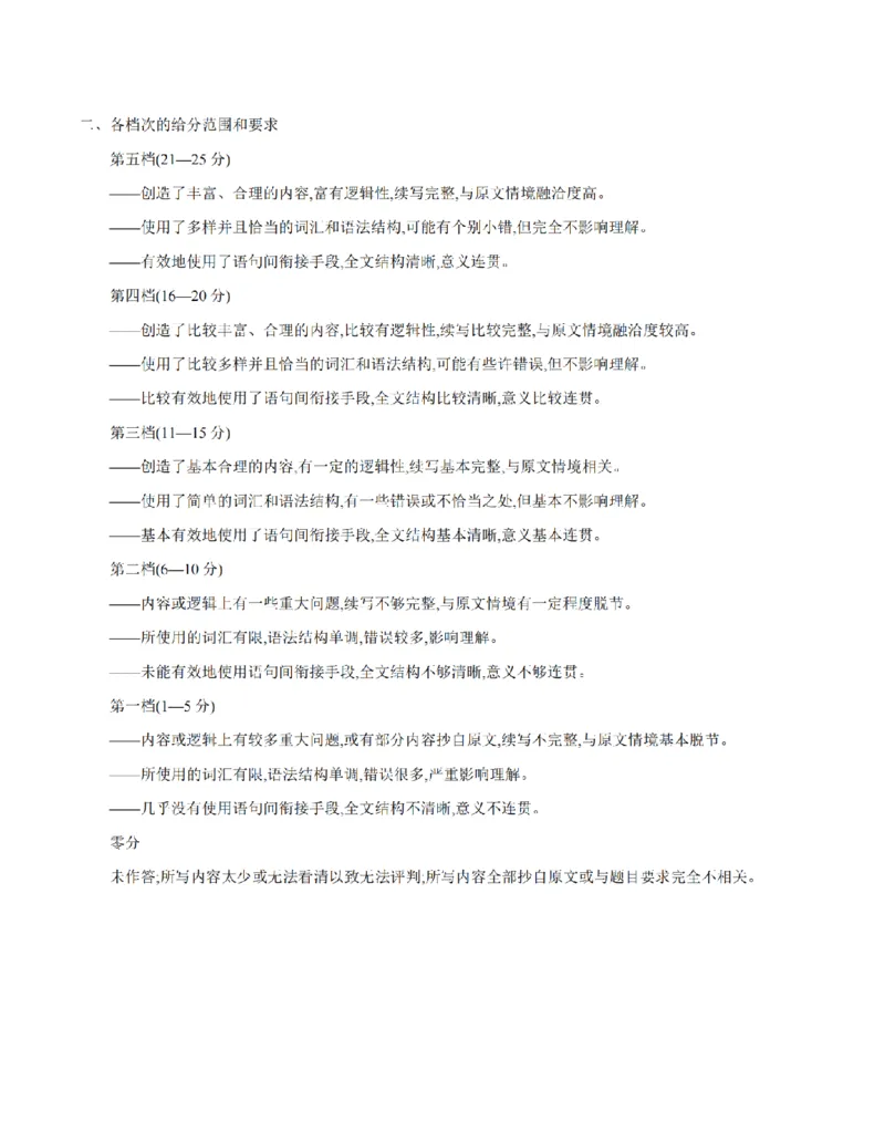 英语答案_扫描版_2024-2025高二（7-7月题库）_2026年1月高二_260125山东省济宁市2025-2026学年高二上学期1月诊断性练习月考（全）