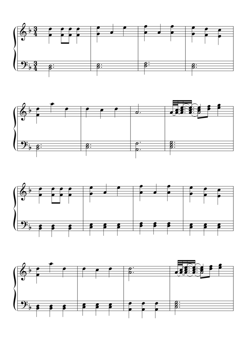 [東方ピアノEasyモード楽譜][normal][4]_一万首著名钢琴曲谱哈农贝多芬合集视频教学电子版高清无水印可打印_05动漫游戏钢琴谱合集_日系东方Project钢琴谱全集_东方project钢琴谱_816