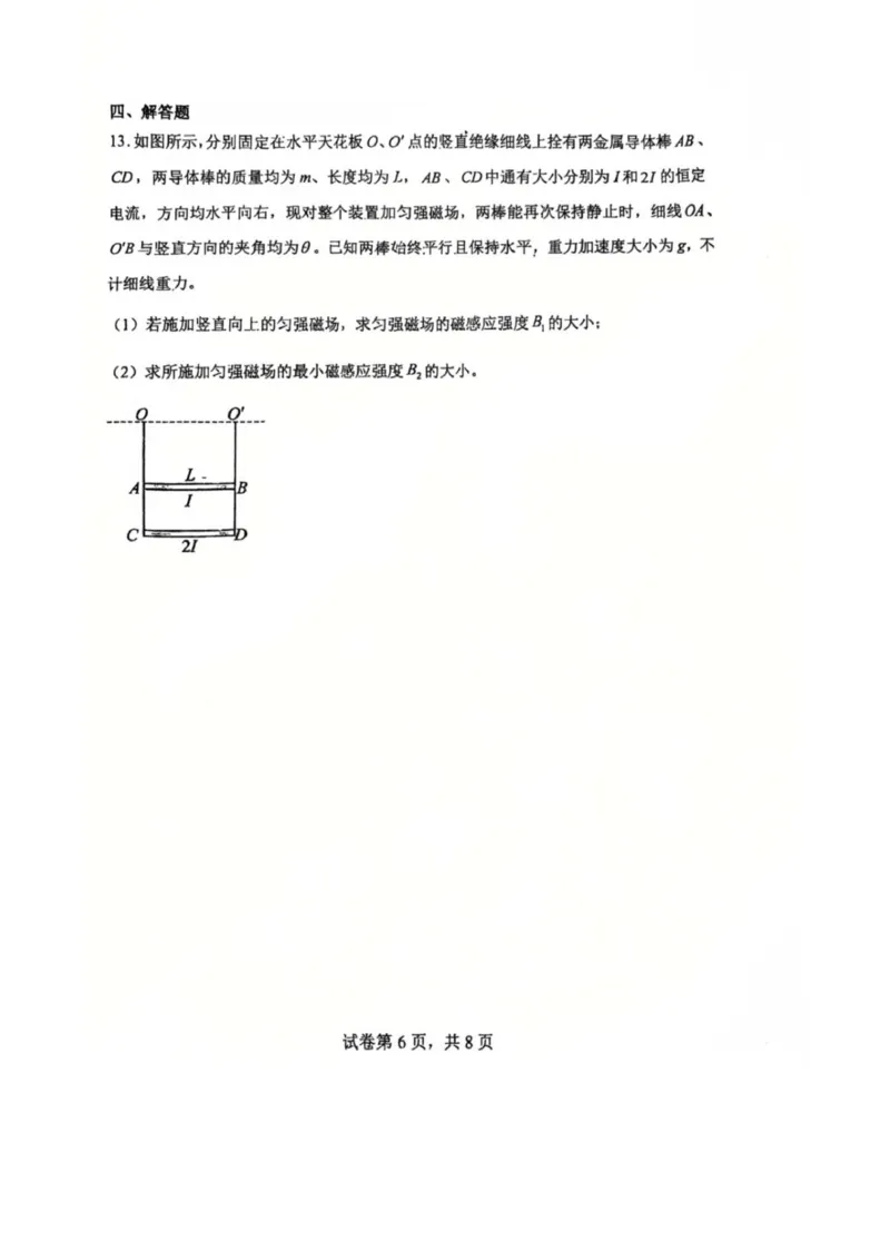 辽宁省沈阳市东北育才学校少儿部2025-2026学年高二上学期期中考试物理试卷_251201辽宁省沈阳市东北育才学校高中2025-2026学年高二上学期期中考试