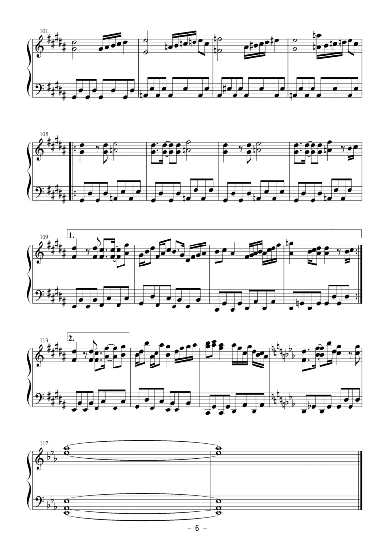 [Bosendorfer][hard][6]_一万首著名钢琴曲谱哈农贝多芬合集视频教学电子版高清无水印可打印_05动漫游戏钢琴谱合集_日系东方Project钢琴谱全集_东方project钢琴谱_11　虎柄の毘沙門天