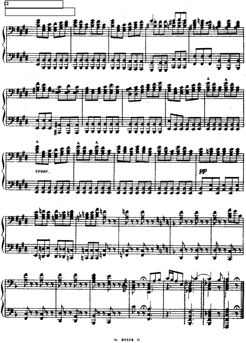 三首夜曲_一万首著名钢琴曲谱哈农贝多芬合集视频教学电子版高清无水印可打印_1古典钢琴知名音乐家谱_拉赫玛尼诺夫钢琴谱全集